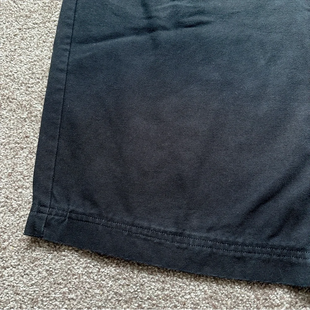 Quiksilver Edition Black Twill Cotton Shorts Men's Size 40 Summer Surfer Skater